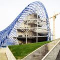 Estructura de marco de espacio de acero construcción edificio de ópera prefabricado
